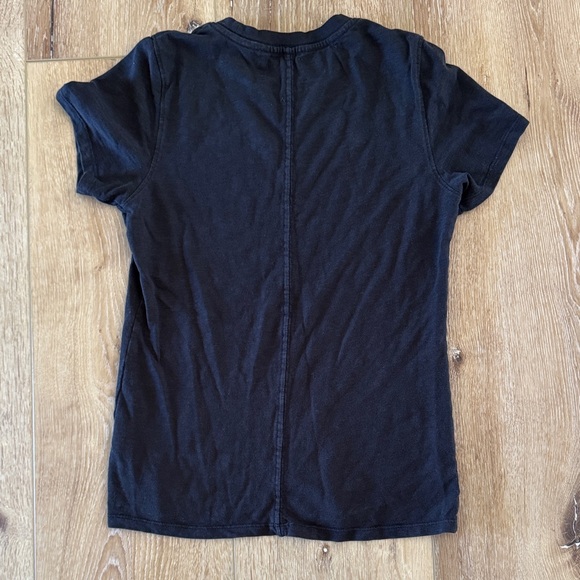 Quince | Black Short-Sleeve Crewneck Tee | 💯 Organic Cotton | size XS - Picture 4 of 4